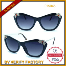 Sunglasses 2015 Fashionable Sunglasses with Decoration (F15045)